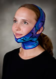96 Facial Plastics Garment Blue Print